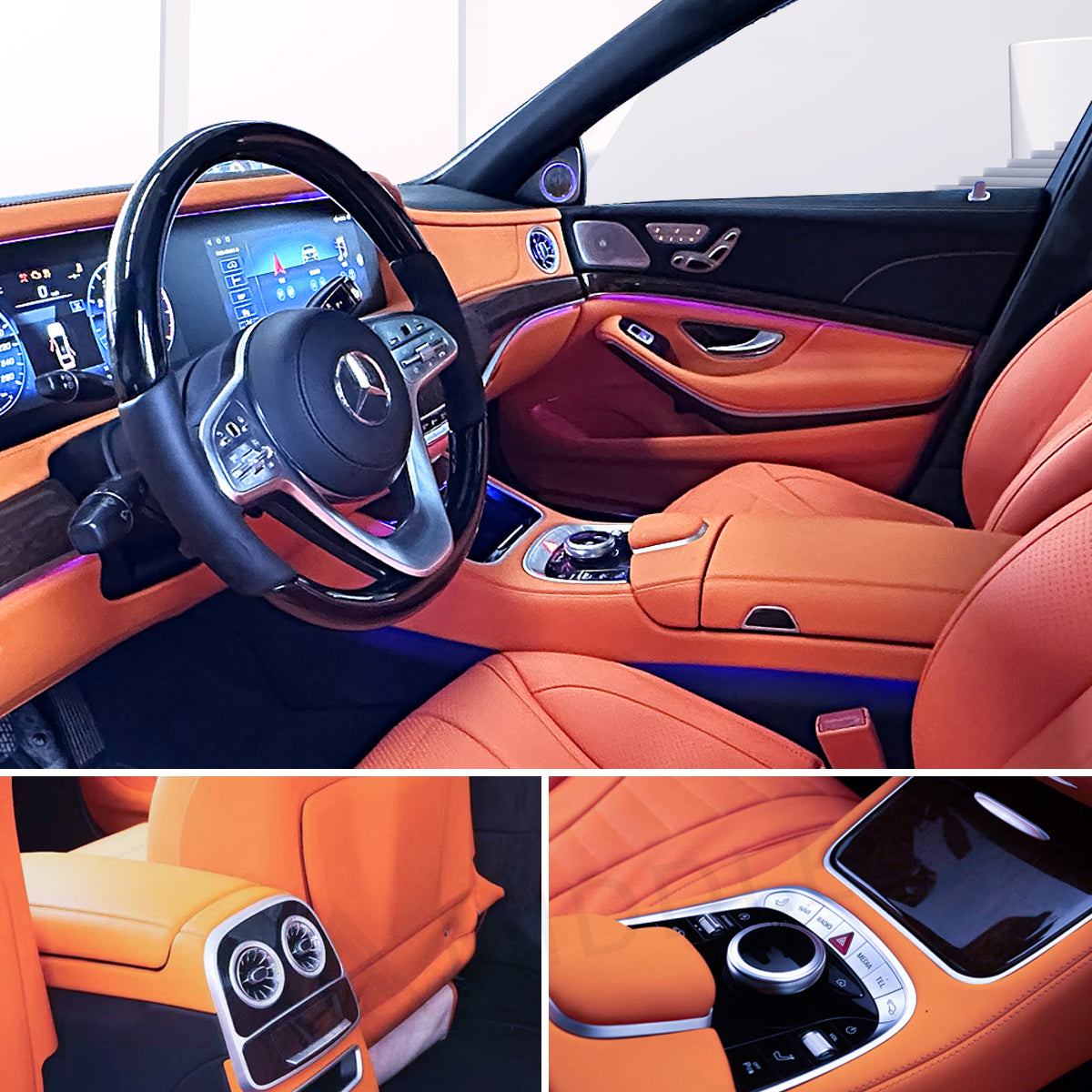 Unleash Luxury Upgrade Your MercedesBenz SClass W221 Interior to th